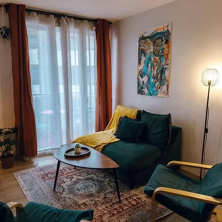Cozy 2 Bedroom Artbnb Train Station Garage Wi-fi Toulouse