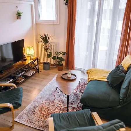 Cozy 2 Bedroom Artbnb Train Station Garage Wi-fi * Toulouse